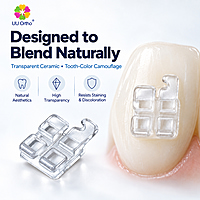 UU Ortho Mono Crystalline Sapphire Transparent Ceramic Brackets