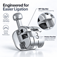 UU Ortho premium Self Ligating Brackets Mbt 0.022