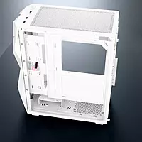 Dawg V240 ATX Mid Tower Case – White | Tempered Glass | 2 Fans | USB 3.0