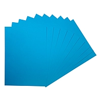 Pack of 50 A4 Blue Coloured Card 160gsm Sheets