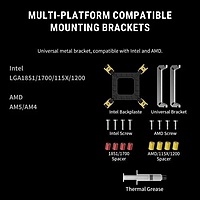 Ant Esports V8 Digital ARGB 120mm Dual Tower CPU Air Cooler with Temperature Display