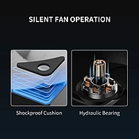 Ant Esports V8 Digital ARGB 120mm Dual Tower CPU Air Cooler with Temperature Display