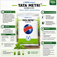 TATA METRI® Herbicide – Metribuzin 70% WP – 500 GM | Vetrivel Agro Services