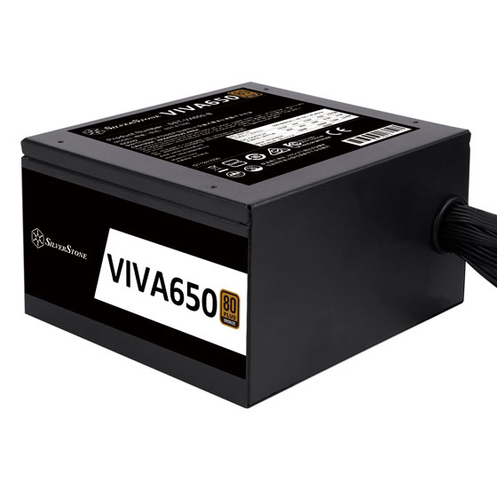 SilverStone Power supply 80 Plus Non-Modular ATX SMPS (VIVA 650 Bronze)