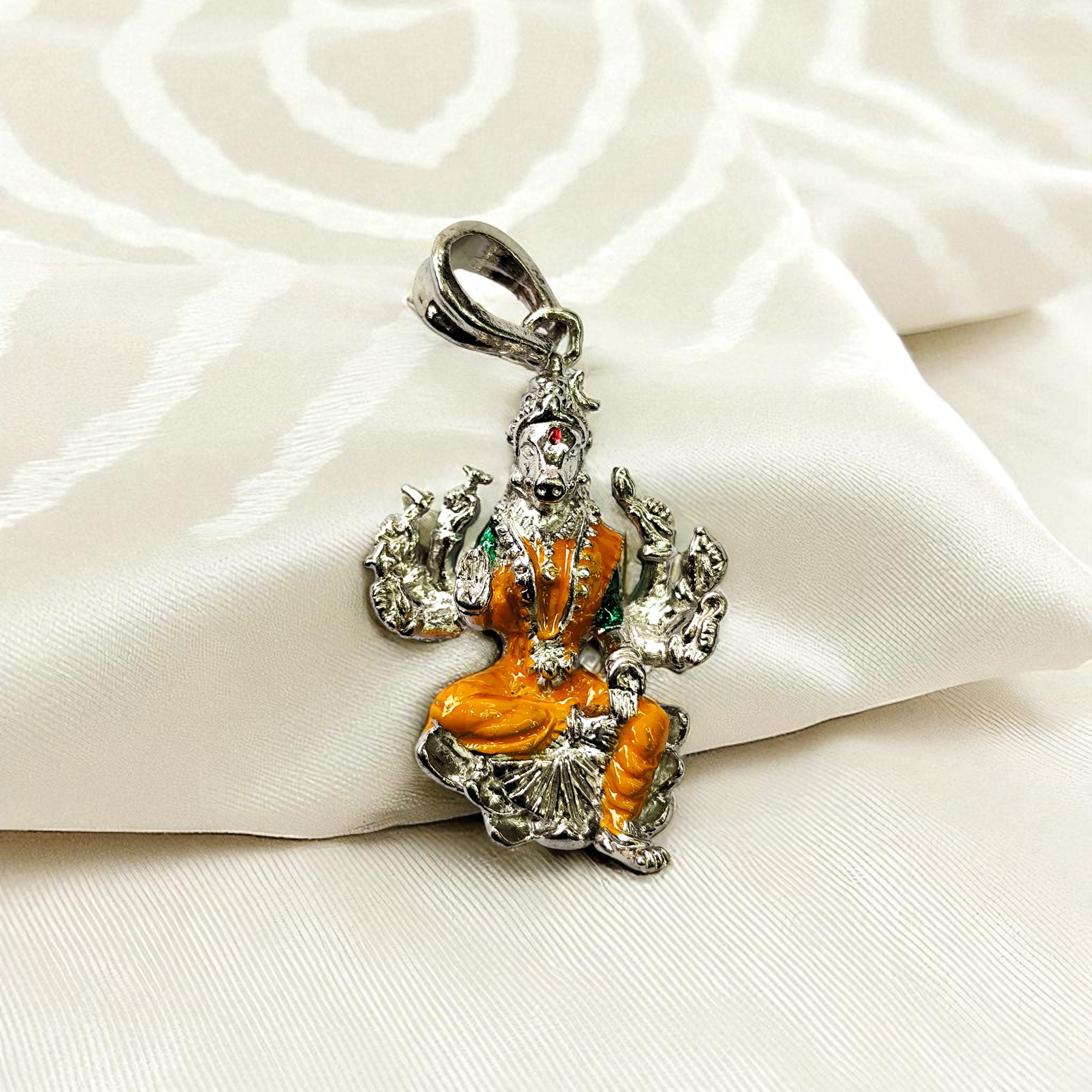 Varahi Devi 925 Silver Pendant – Divine Protection & Power Varahi Devi 925 Silver Pendant – Divine Protection & Power