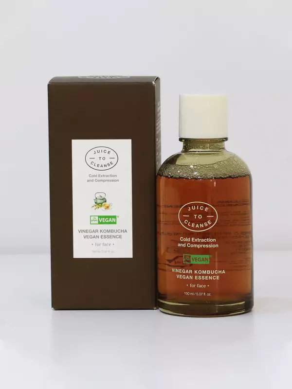 JUICE TO CLEANSE VINEGAR KOMBUCHA VEGAN ESSENCE