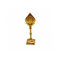 Brass Traditional Murugan Vel Idol | Lord Murugan Stand Vel for Home Pooja Room & Temple Décor