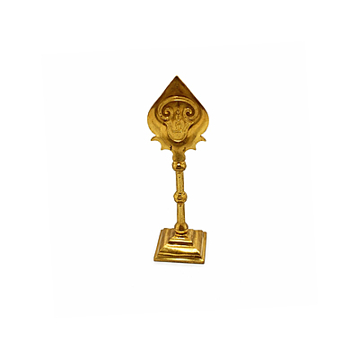 Brass Traditional Murugan Vel Idol | Lord Murugan Stand Vel for Home Pooja Room & Temple Décor
