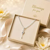 Sterling Silver Murugan Vel Pendant Chain 925 Curb Necklace for Men & Women