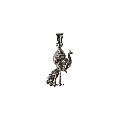 Divine Silver Vel with Peacock Pendant – 92.5 Pure Sterling Silver Divine Silver Vel with Peacock Pendant – 92.5 Pure Sterling Silver