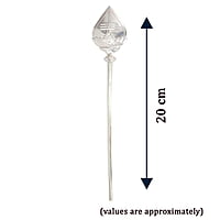 Sterling Silver Murugan Om Vel for Pooja