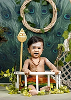 Wooden Murugan Vel