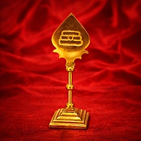 Brass Traditional Murugan Vel Idol | Lord Murugan Stand Vel for Home Pooja Room & Temple Décor