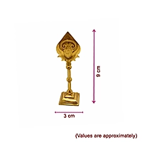 Brass Traditional Murugan Vel Idol | Lord Murugan Stand Vel for Home Pooja Room & Temple Décor