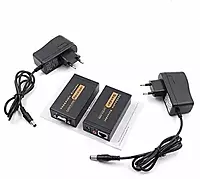 VGA Extender Repeater Adapter Over RJ45 Cat Cat6 Network Cable (1 Transmitter + 1 Receiver) Media Streaming Device (Black) VGA Extender Repeater Adapter Over RJ45 Cat Cat6 Network Cable (1 Transmitter + 1 Receiver) Media Streaming Device (Black)