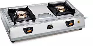 V GUARD SS STEEL STOVE 2 BURNER