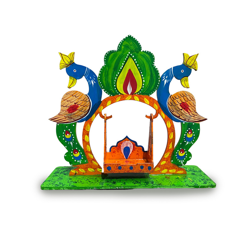 Vibrant Peacock Jhula