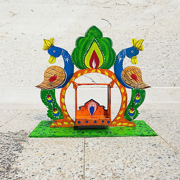 Vibrant Peacock Jhula
