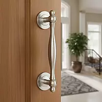 (4501) Palam Door Pull Handle Zinc 1003 CP 8"