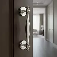 (4501) Palam Door Pull Handle Zinc 1003 CP 8"