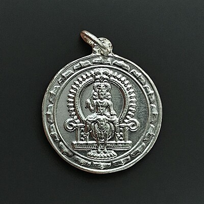 ree Vishnumaya Swamy Locket in Pure Silver | Divine Protection & Power ree Vishnumaya Swamy Locket in Pure Silver | Divine Protection & Power
