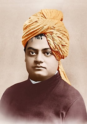 Swami Vivekananda in Chicago, October 1893 - Photo
