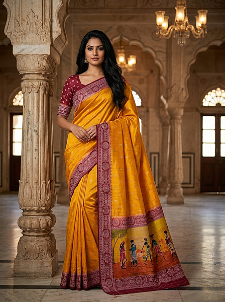 Art Silk Saree-19