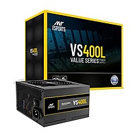 Ant Esports VS400L SMPS – 400W Power Supply  Value Series PSU  2 Year Warranty