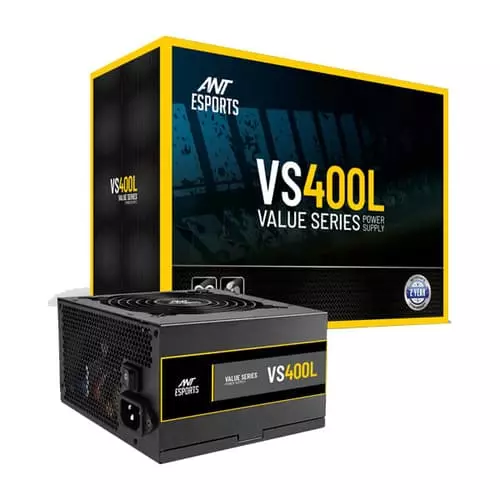 Ant Esports VS400L SMPS – 400W Power Supply Value Series PSU 2 Year Warranty