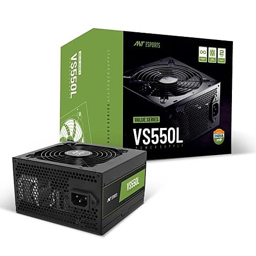 Ant Esports VS550L 550W SMPS – Desktop Power Supply  Reliable PSU