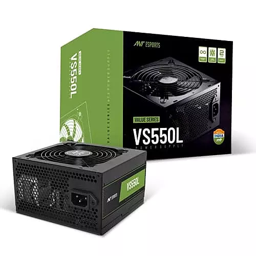 Ant Esports VS550L 550W SMPS – Desktop Power Supply Reliable PSU