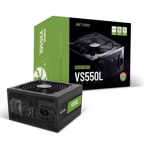 Ant Esports VS550L 550W SMPS – Desktop Power Supply Reliable PSU