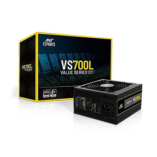 Ant Esports VS700L 700W SMPS – Value Series Power Supply  Desktop PSU