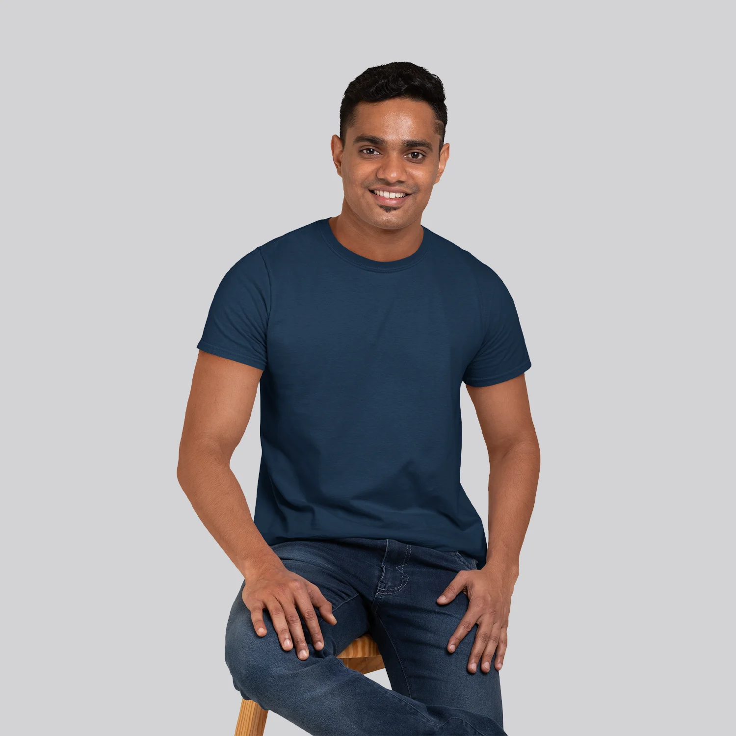 Supima T-shirt (Navy blue)