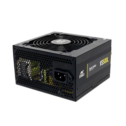Ant Esports VS500L SMPS – 500W ATX 2.3 Power Supply | Non-Modular | 2 Year Warranty