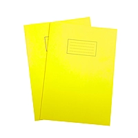 Janrax A4 Yellow 80 Pages Feint and Ruled Exercise Book