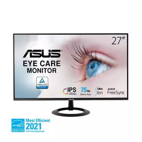 ASUS VZ27EHE – 27″ FHD IPS Monitor | 75Hz | 1ms | FreeSync | Ultra-Slim | 3Y Warranty