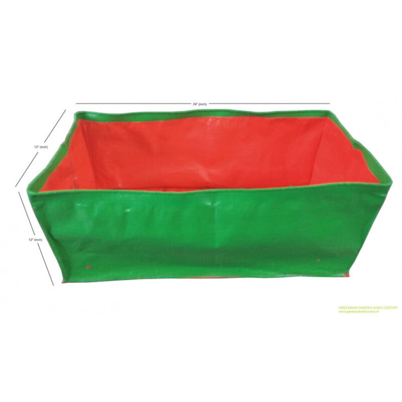 24x12x12 Inches - 250 GSM HDPE Rectangular Grow Bag