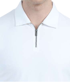 Rare Rabbit Vintage Zip Polo T-Shirt