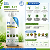 IPL BioHarz Bio Fungicide (Trichoderma harzianum 2.0% AS) | Vetrivel Agro Services