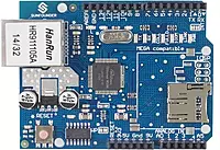 Top view of W5100 Ethernet shield Top view of W5100 Ethernet shield