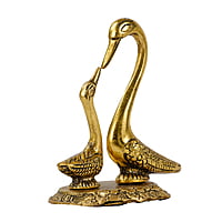 Swan Couple Set Gold
