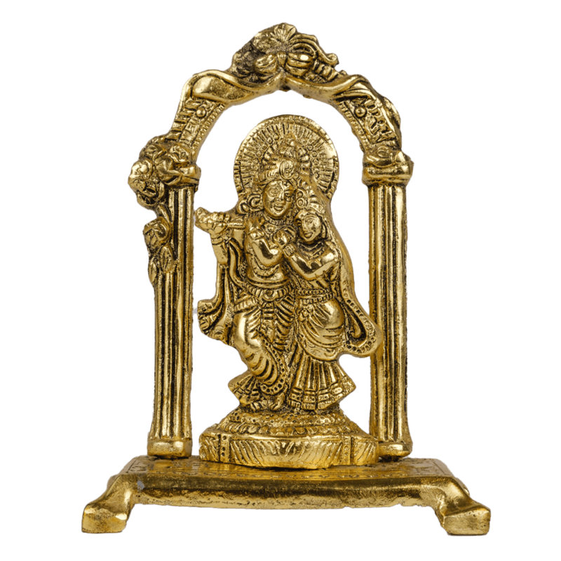 Radha Kishan Mandir Gold Colour Radha Kishan Mandir Gold Colour
