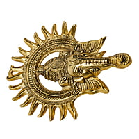 Sun Ganesh Wall Hanging Gold