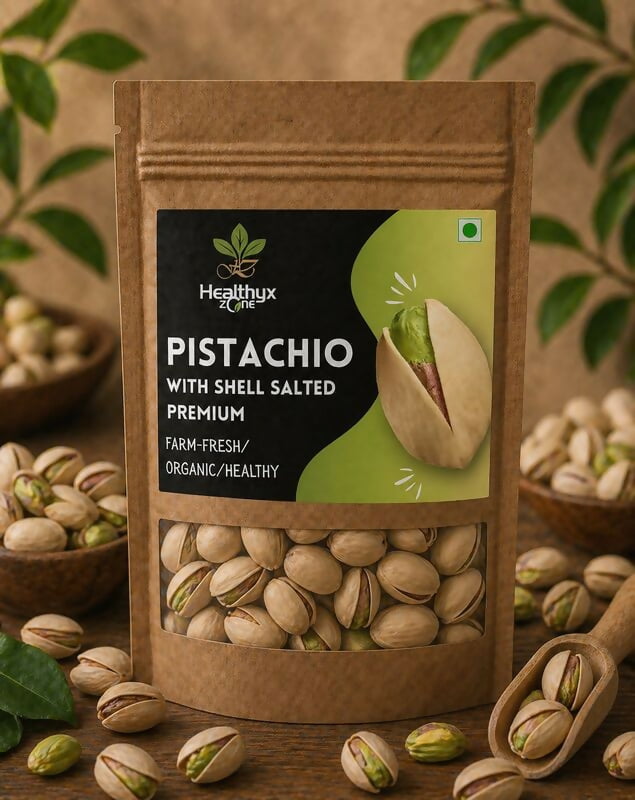 Pistachio with Shell Salted | Healthyx Zone