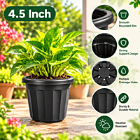 4.5 Inch Plastic Nursery Pot /ecsha
