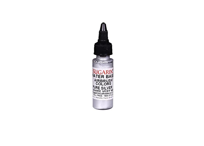 STN Air Brush Color (Water Based) Pure Silver 30ml