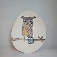 Wall Art Platers (Owl-pair)