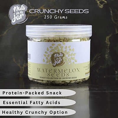 Nuts in a Jar Crunchy Seeds Watermelon 250 Grams Nuts in a Jar Crunchy Seeds Watermelon 250 Grams