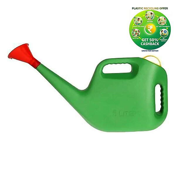 Plastic Watering Can with Sprinkler | 5 Litre